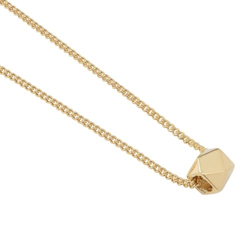14K Gold Geometric Charm Necklace
